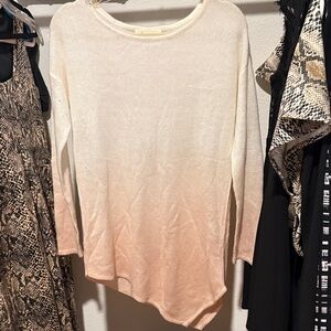 Vince Camuto Cream to Tan Ombre Sweater